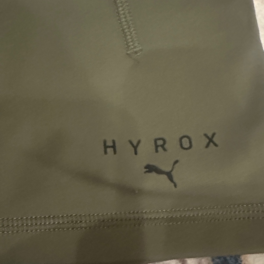 HYROX - Puma Women's Olive Green Shorts - Picture 2 of 4